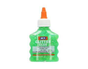 Ming Yuan 931B Glue Glitter - Fluorescent Green, 100ml