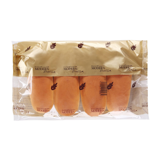 Modern Bakery Plain Roll Sandwich Bread, 4 Pieces