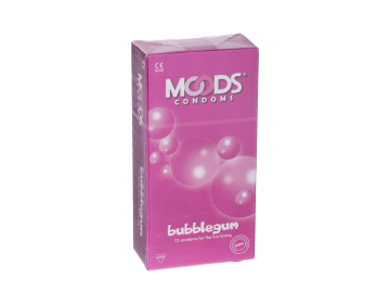 Moods Condoms Bubble Gum Condoms, 12 Count