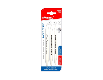 Motarro Paper Stumps for Pencil Blending Set, 3 Pieces