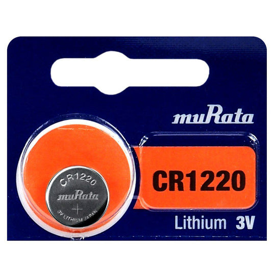 Murata Cr1220 Lithium Battery 3V, 5 Pieces