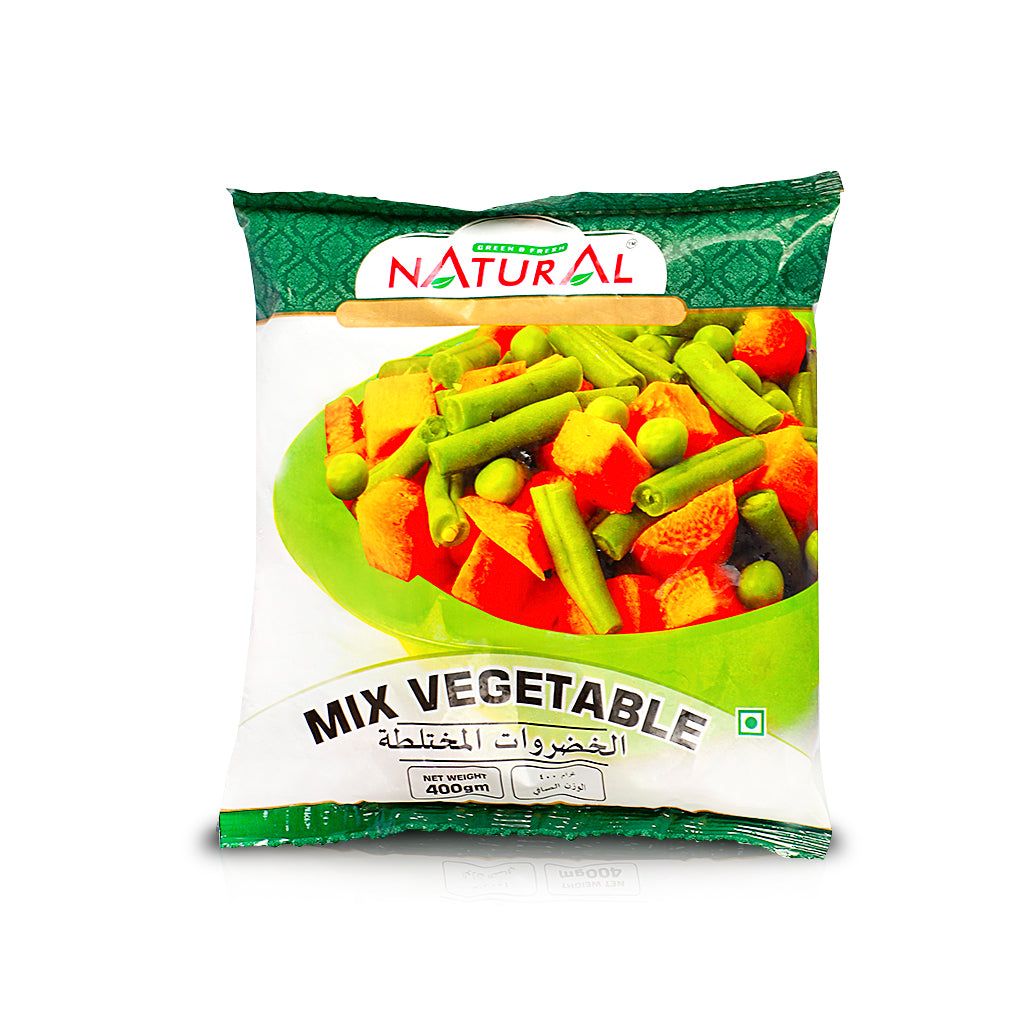 Natural Frozen Mixed Vegetable, 400g