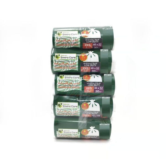 Nature's Enviro Care Garbage Bags 46x52cm, 5x30 Pieces