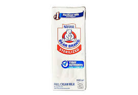 Nestle Bear Brand Sterilized Full Cream Milk 200ml