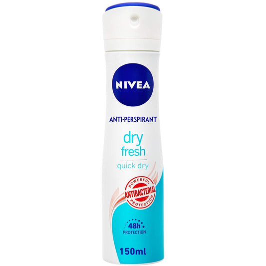 Nivea Antiperspirant Spray for Women Dry Comfort Quick Dry, 150ml