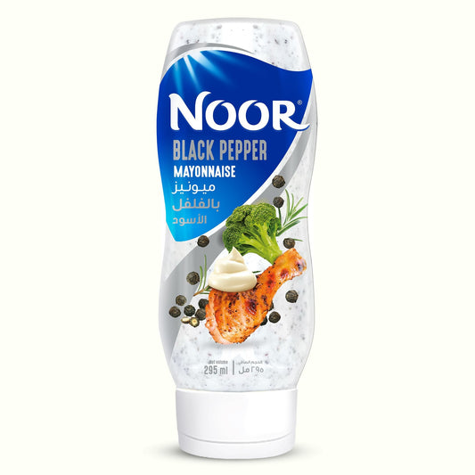 Noor Black Pepper Mayonnaise Squeezy Bottle, 295ml