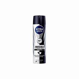Nivea Men Invisible for Black and White Deodorant Spray, 150ml