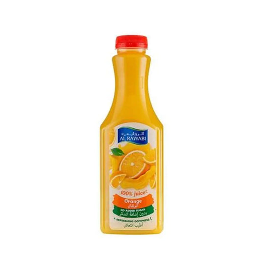 Al Rawabi No Added Sugar Orange Juice, 1.5L