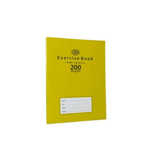 Exercise Book Single Line With 2 Side Margin, 200 Pages