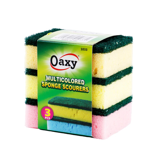 Oaxy Scouring Pads, 3 Pieces