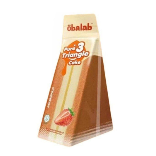 Obalab Triangle Strawberry Cake, 100g