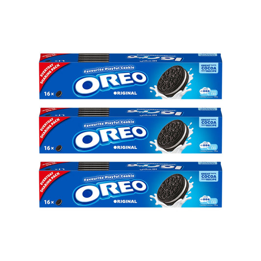 Oreo Original Biscuit, 3x147.2g