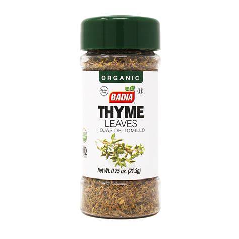 Organic Spices Thymes Leaves