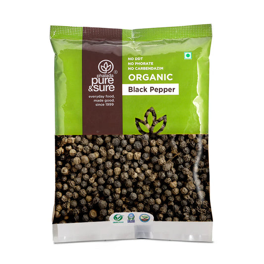 Organic Spices Pepper Whole, 50g