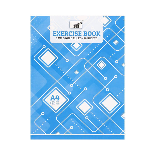 PSI Exercise Book Single Line A4, 70 Sheet