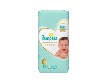 Pampers Premium Care Size 4 Diapers, 54pcs