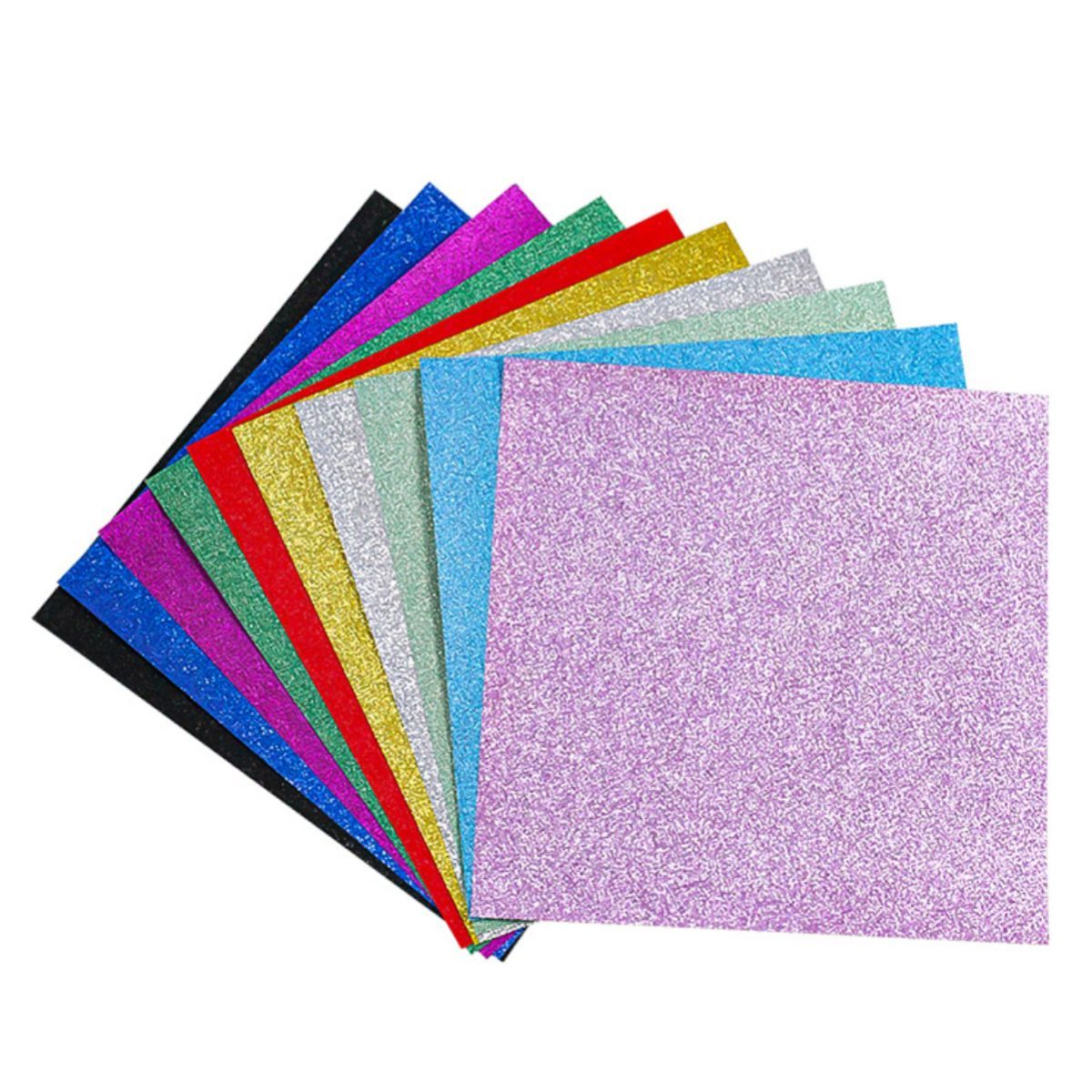 Eva Foam Arts& Craft 20x30 Glitter Sticker - Mixed Color
