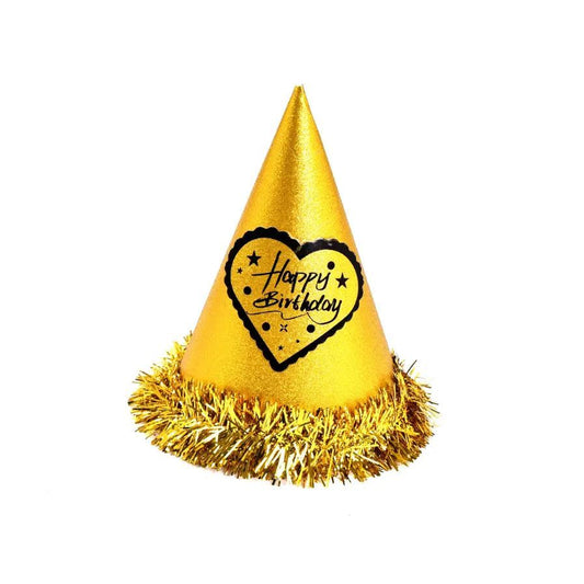 Party Cap Happy Birthday - Gold