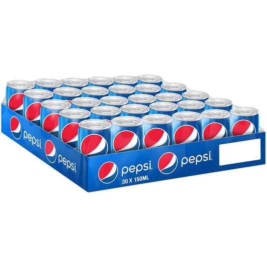 Pepsi Soft Drink Cans, 30x150ml