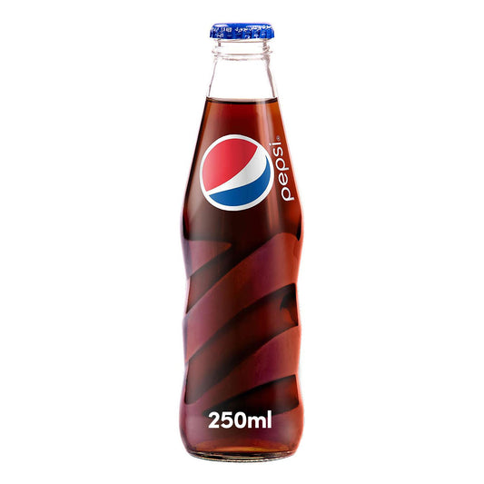 Pepsi Soft Drink Glass Bottle, 250ml