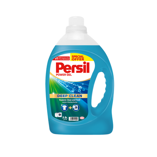 Persil Deep Clean Plus Technology Universal Gel Laundry Detergent Liquid, 2.9L