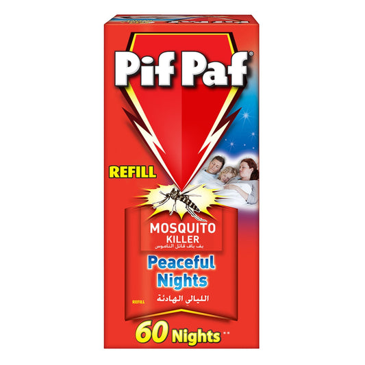 Pif Paf Mosquito Killer Liquid Electric Device Kit 60 Nights Refill