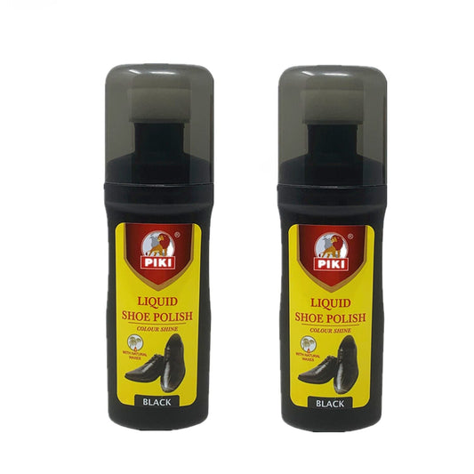 Piki Liquid Shoe Polish Black, 60ml