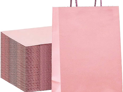 Pink Mini Paper Bag 12 Pieces