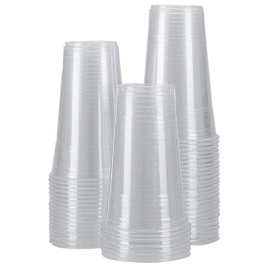 Plastic Clear Cups (6oz), 50 Pieces