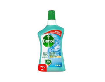 Dettol Antibacterial 3X Power Fresh Aqua Liquid Floor Cleaner, 900ml