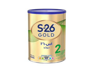 S-26 Gold Follow On Formula for Babies Tin, 2 Stage 2, 6-12 Months, 400g