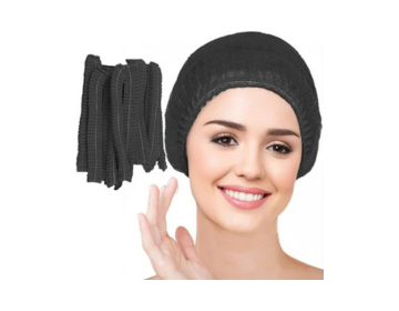 Fijipack Black Disposable Hair Net Caps, 1 Pack