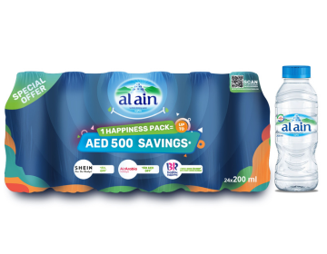 Al Ain Bottled Drinking Water, 24x200ml