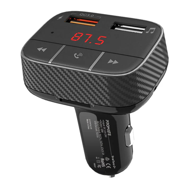 Promate Car Charger Wireless Fm Modulator