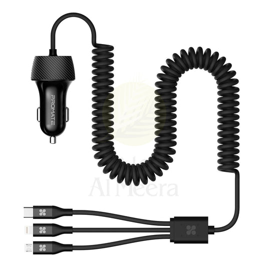Promate Car Charger Universal Multi-Connect