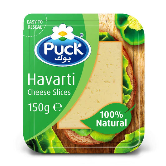 Puck Havarti Natural Cheese Slices, 150g
