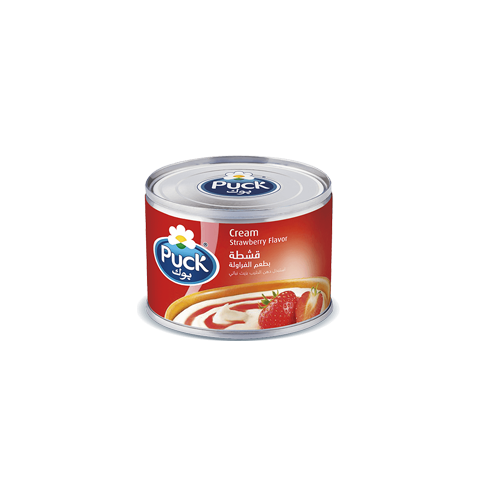 Puck Sterilized Cream Strawberry, 160g