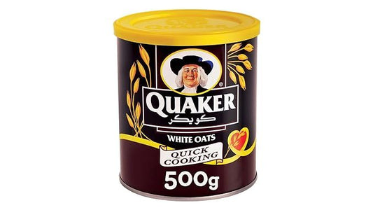 Quaker Quick Cooking Oats Tin 500 g