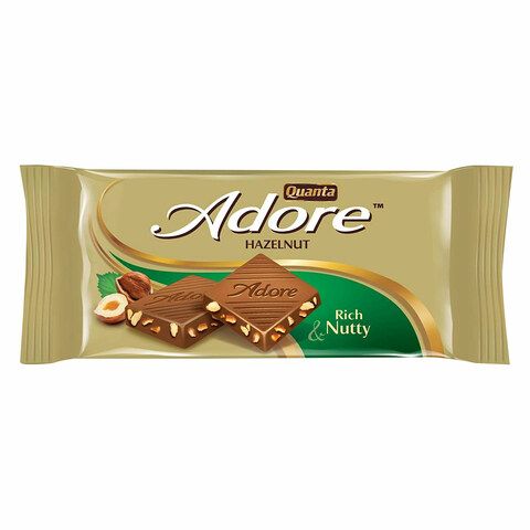 Quanta Adore Milk Chocolate Hazelnut, 25g