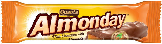 Quanta Almond Milk Chocolate with Roasted Californian Almonds in Whipped Nougat & Caramel, 28g