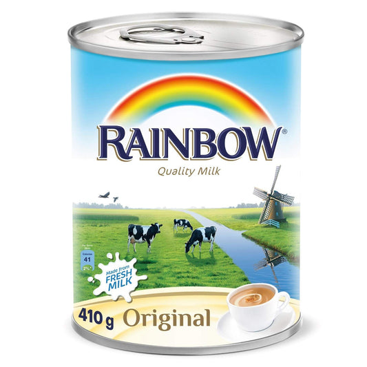 Rainbow Easy Open Evaporated Milk 410 g