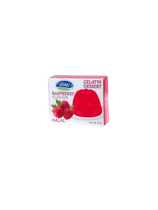 Reihan Gelatin Dessert Raspberry Flavour, 75g