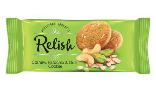 Relish Cashew, Pistachio & Oats Cookies, 42g