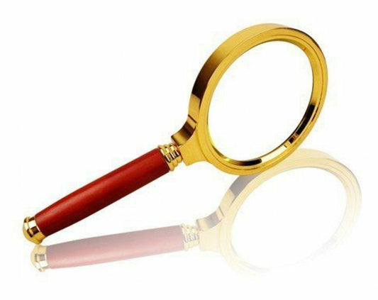 Rsc Gold Magnifier Glass, 80mm D18-257