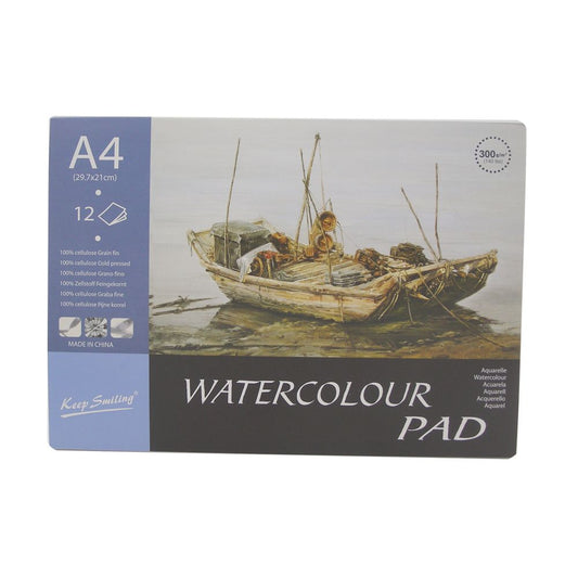 Rsc A4 Water Color Pad, 300Gsm, 12 Sheets D19-134