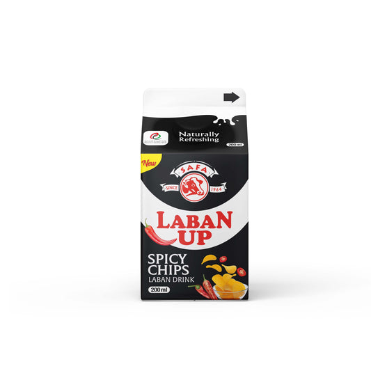 Safa Spicy Chips Laban Up, 200ml