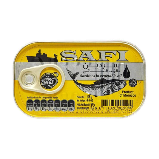 Safi Sardines In Vegetable Oil 120g