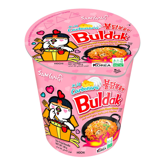 Samyang Ramen Carbonara Spicy Chicken Noodles Cup, 80g