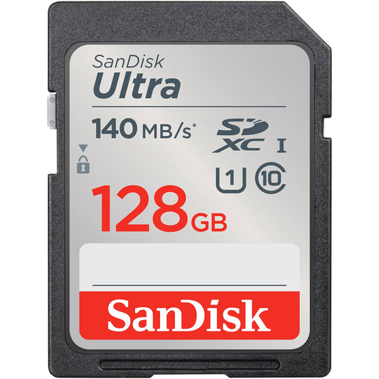 SanDisk Ultra SDXC, 128GB, U1, C10, A1, UHS-1, 140MB-s