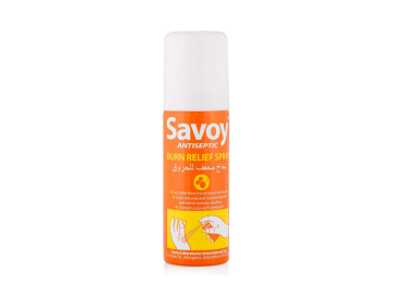 Savoy Antiseptic Burn Relief Spray, 50ml